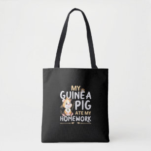 Niedliche Guinea Pig Ate Meine Hausaufgaben Tasche