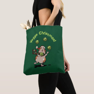 Niedliche Guinea Pig Veggie Weihnachten! Sprout Ju Tasche