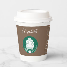 Niedliche Guinea Pink Paper Cup Pappbecher