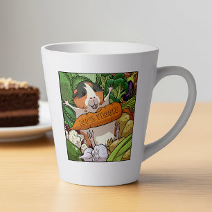 Niedliche Guinea Schwein 100% Veggie Carrot Cartoo Milchtasse