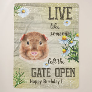 Niedliche Guinea Schweine Country Style Positives  Sherpadecke