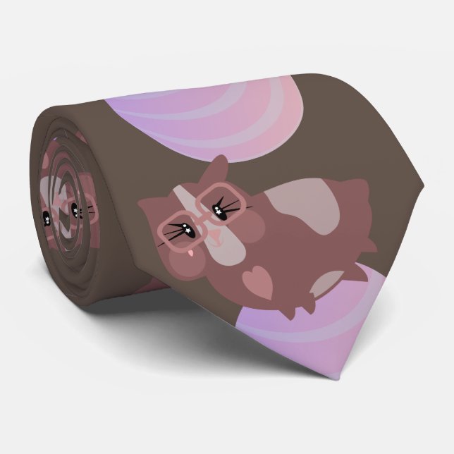 Niedliche Guinea Schweine Krawatte (Gerollt)