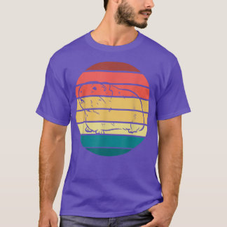 Niedliche Guinea Schweineblättergeschenk für Fraue T-Shirt