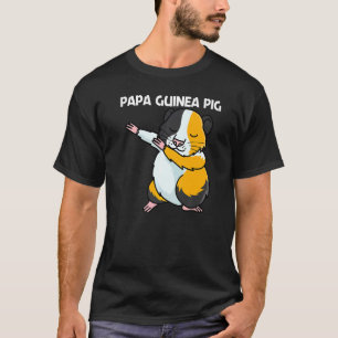 Niedliche Guinea Schweinefleisch für Männer Vater  T-Shirt