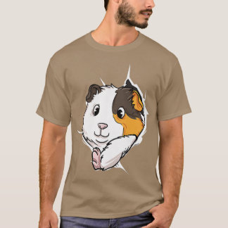 Niedliche Guinea Schweinegenuss für Mädchen & Jung T-Shirt