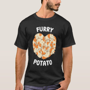 Niedliche Guinea Schweineherz Kartoffel 5 T-Shirt
