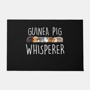 Niedliche Guinea Schweinswisperer Tiergeschenk Fußmatte