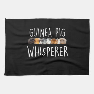Niedliche Guinea Schweinswisperer Tiergeschenk Geschirrtuch
