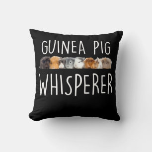 Niedliche Guinea Schweinswisperer Tiergeschenk Kissen