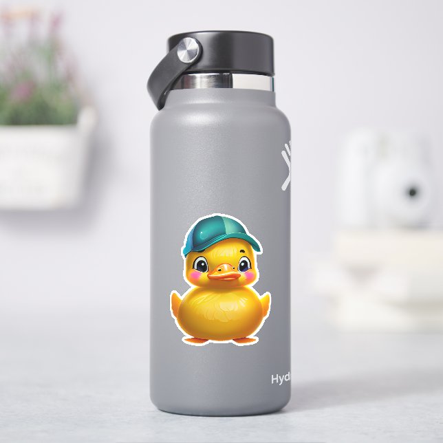 Niedliche Gummiente Aufkleber (HydroFlask)