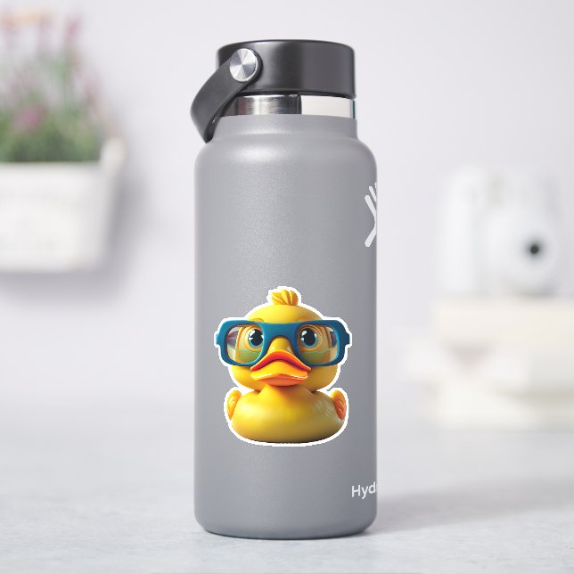 Niedliche Gummiente Aufkleber (HydroFlask)