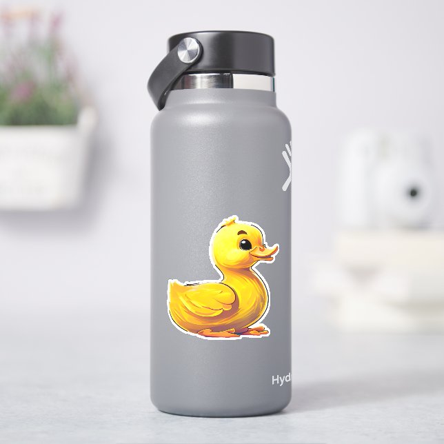 Niedliche Gummiente Aufkleber (HydroFlask)