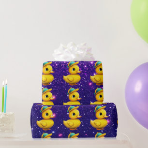 Niedliche Gummiente Inspiriert Geschenkpapier