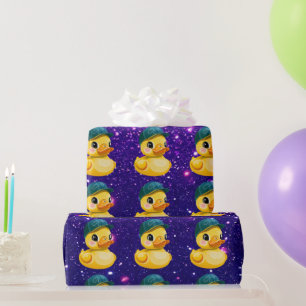 Niedliche Gummiente Inspiriert Geschenkpapier