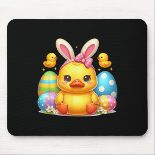 Niedliche Gummifaust Duckling Bunny Headband Funny Mousepad