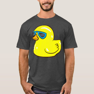 Niedliche Gummihaube mit Sonnenbrille Liebe Gummi T-Shirt