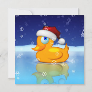 Niedliche Gummihaube mit Weihnachtskarte