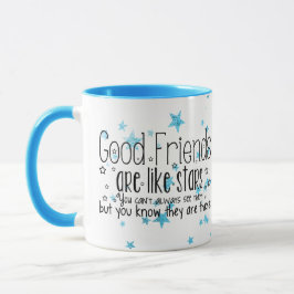 Niedliche gute Freunde sind wie Stern-Tasse Tasse