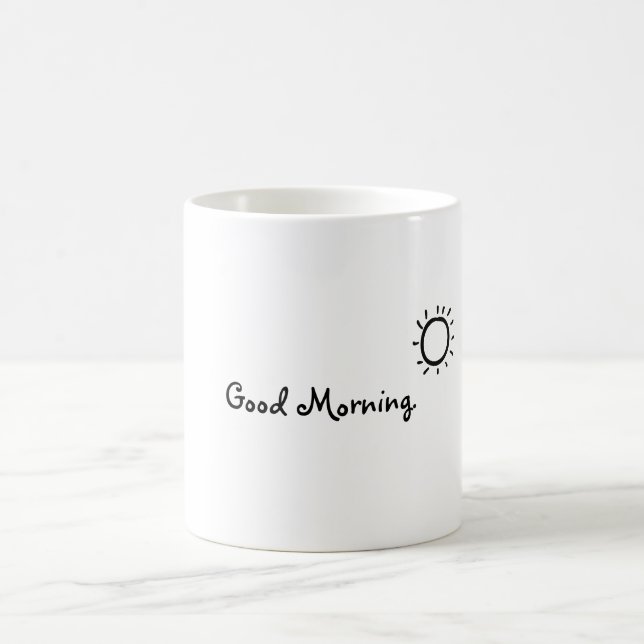 Niedliche gute Morgenkaffee-Tasse Kaffeetasse (Mittel)