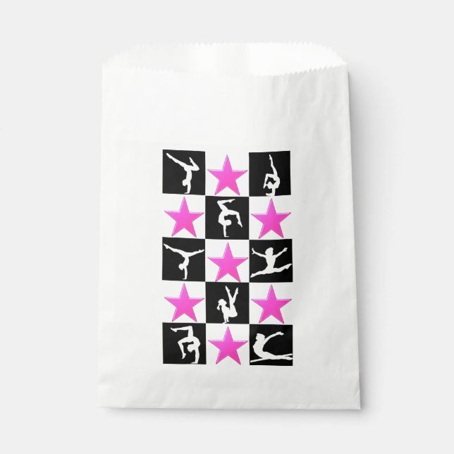NIEDLICHE GYMNASTICS-PARTY-BAGS GESCHENKTÜTCHEN (Vorderseite)