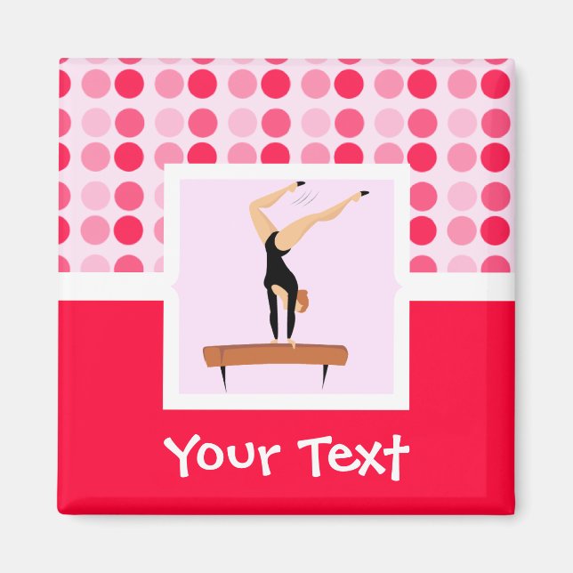 Niedliche Gymnastikwaage Magnet (Vorne)