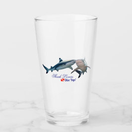 Niedliche Hai-Liebhaber Shotglas Glas