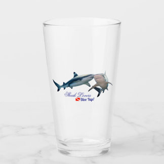 Niedliche Hai-Liebhaber Shotglas Glas