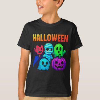 Niedliche Hälfte Pixel Clothes unisex-männliche we T-Shirt