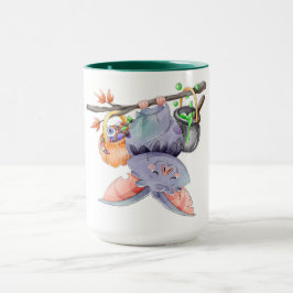 Niedliche Halloween-Bat-Tasse Tasse