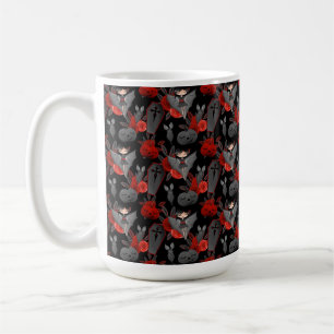 NIEDLICHE HALLOWEEN BATGIRLS PUMPKINS BLUME KAFFEETASSE