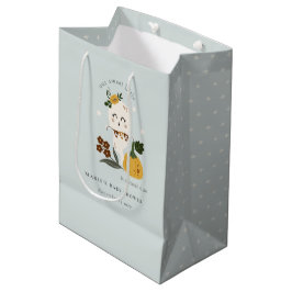 Niedliche Halloween Blue Ghost Little Boo Baby Dus Mittlere Geschenktüte