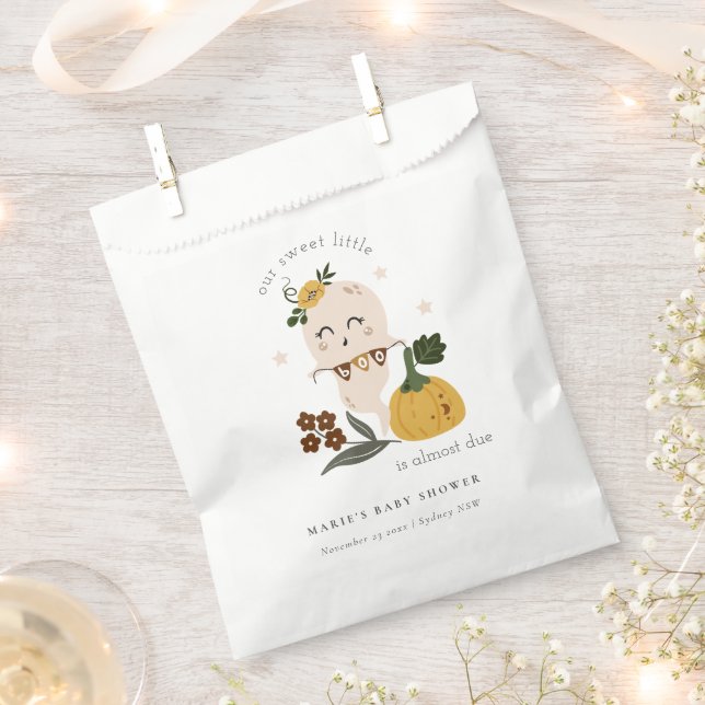 Niedliche Halloween Blush Ghost Little Boo Baby Du Geschenktütchen (Ausgeschnitten)
