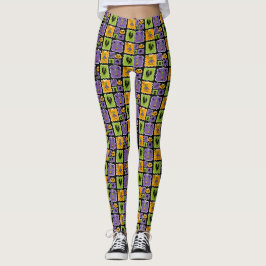 Niedliche Halloween-Charaktere kleine Zombies Leggings