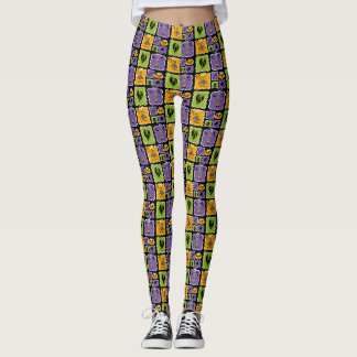 Niedliche Halloween-Charaktere kleine Zombies Leggings
