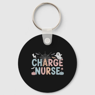 Niedliche Halloween Charge Nurse Nurse Nursing Schlüsselanhänger