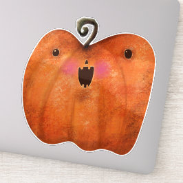 Niedliche Halloween-Dekoration Spookkin Pumpkin Aufkleber