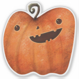 Niedliche Halloween-Dekoration Spookkin Pumpkin Aufkleber