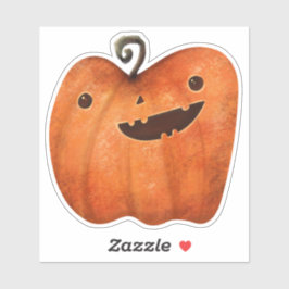 Niedliche Halloween-Dekoration Spookkin Pumpkin Aufkleber