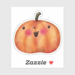 Niedliche Halloween-Dekoration Spookkin Pumpkin Aufkleber