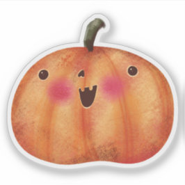 Niedliche Halloween-Dekoration Spookkin Pumpkin Aufkleber