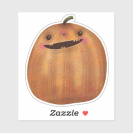 Niedliche Halloween-Dekoration Spookkin Pumpkin Aufkleber