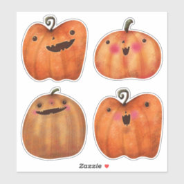 Niedliche Halloween Dekoration Spooky Pumpkins Aufkleber