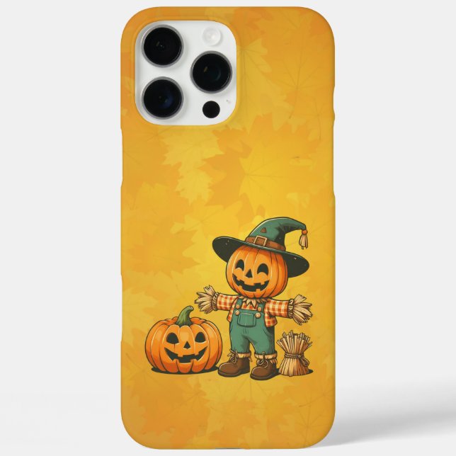 Niedliche Halloween/Fall-Kürbis iPhone 16 Pro Max Hülle (Rückseite)
