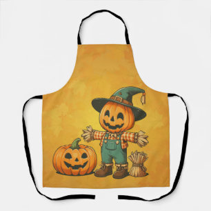 Niedliche Halloween/Fall-Kürbis Schürze