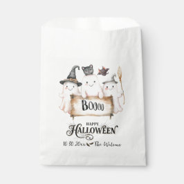 Niedliche Halloween-Fantentasche mit Pumpkins, Hex Geschenktütchen