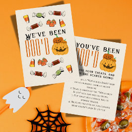Niedliche Halloween Games Boo Neighbour Game Card Einladung