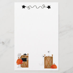 Niedliche Halloween-Geister Briefpapier