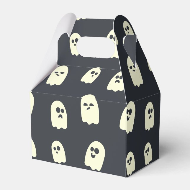Niedliche Halloween-Geister Geschenkschachtel (Rückseite)