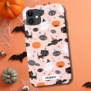 Niedliche Halloween-Geister, Katzen, Fledermäuse u Case-Mate iPhone Hülle