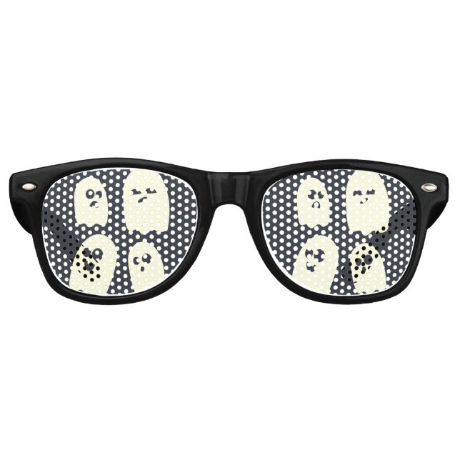 Niedliche Halloween-Geister Partybrille (Vorderseite)